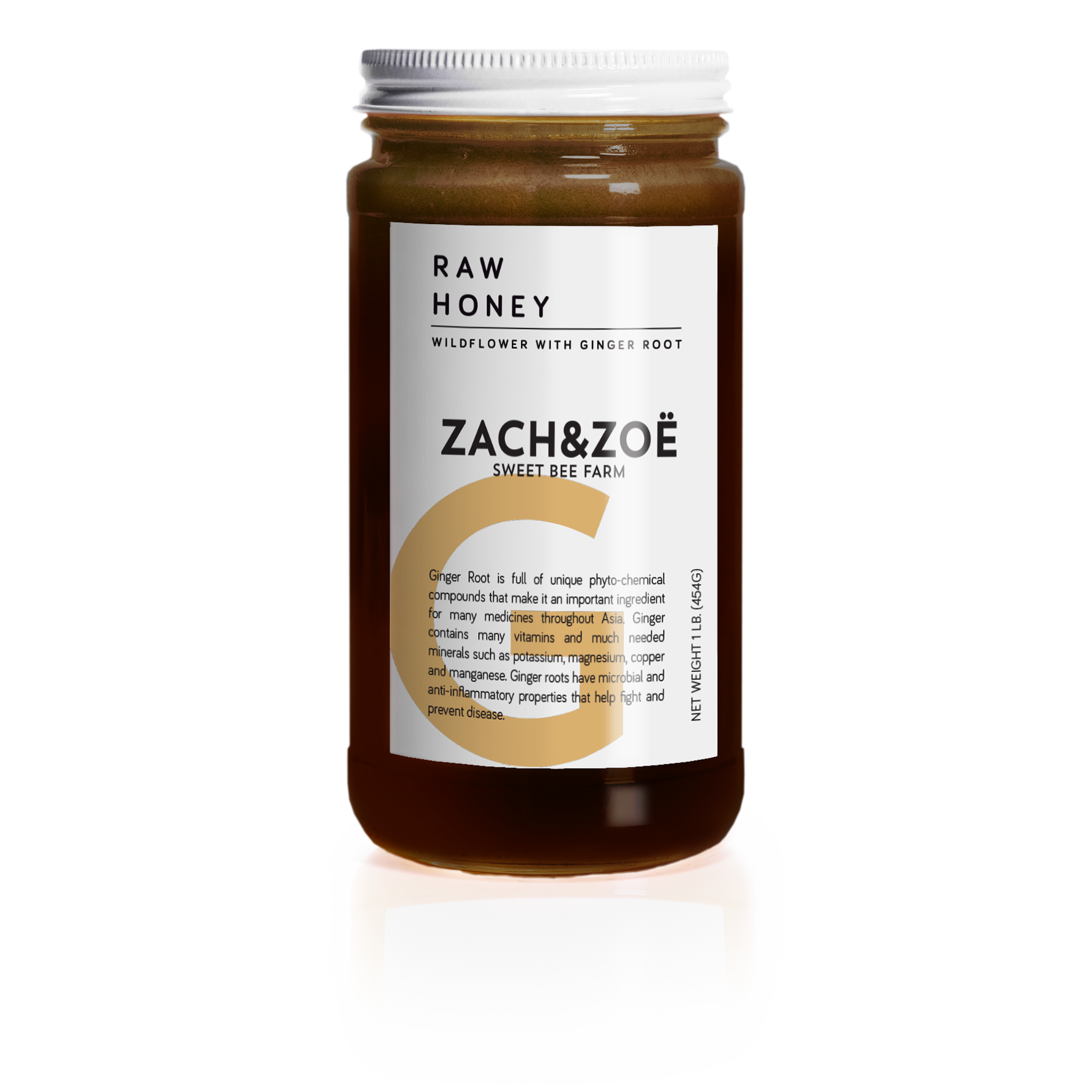 Wildflower Honey with Ginger Root – Zach & Zoe Sweet Bee Farm Wildflower Honey with Ginger Root – Zach & Zoe Sweet Bee Farm