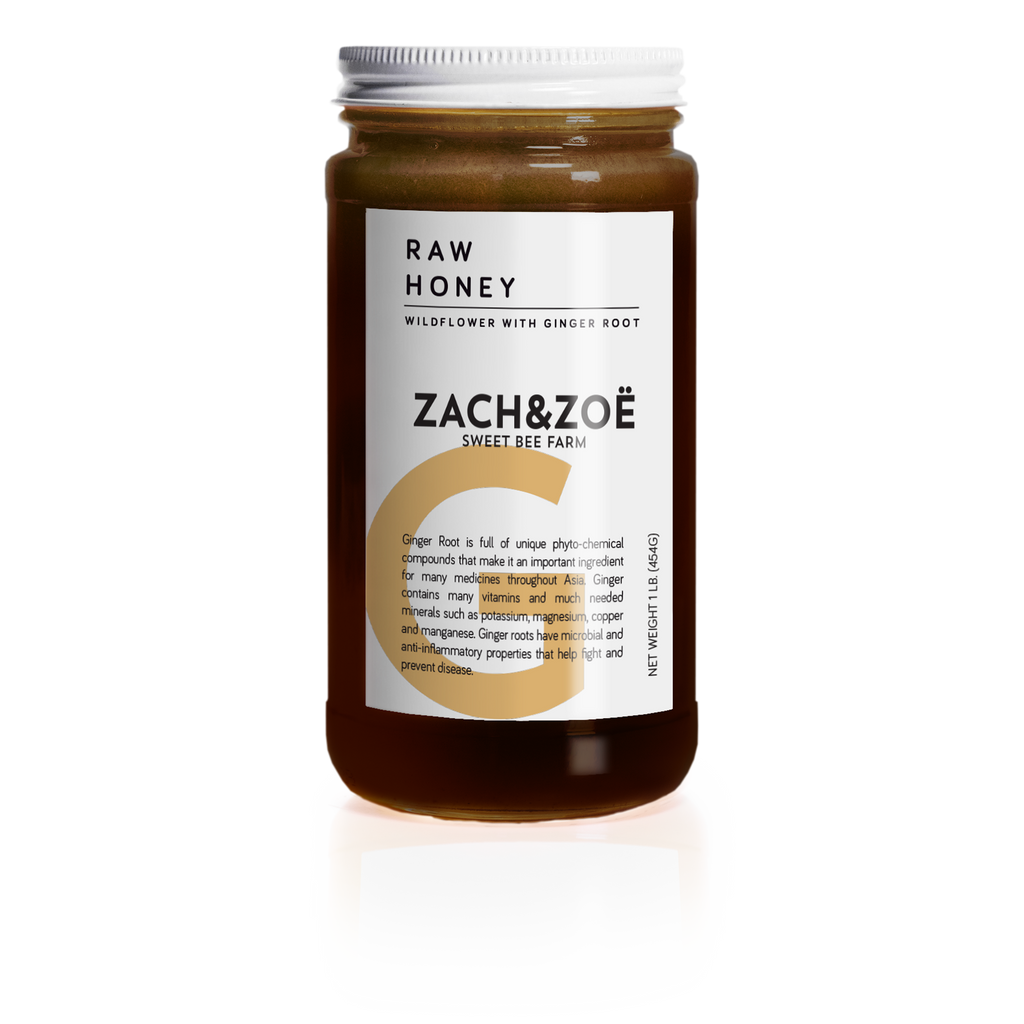 Wildflower Honey with Ginger Root – Zach & Zoe Sweet Bee Farm