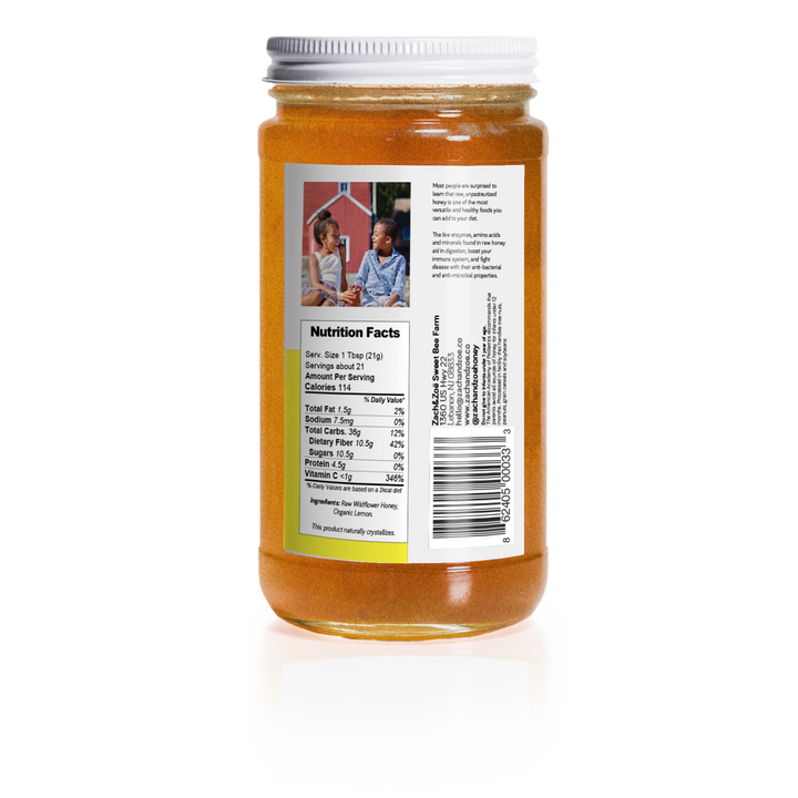 Wildflower Honey with Lemon – Zach & Zoe Sweet Bee Farm