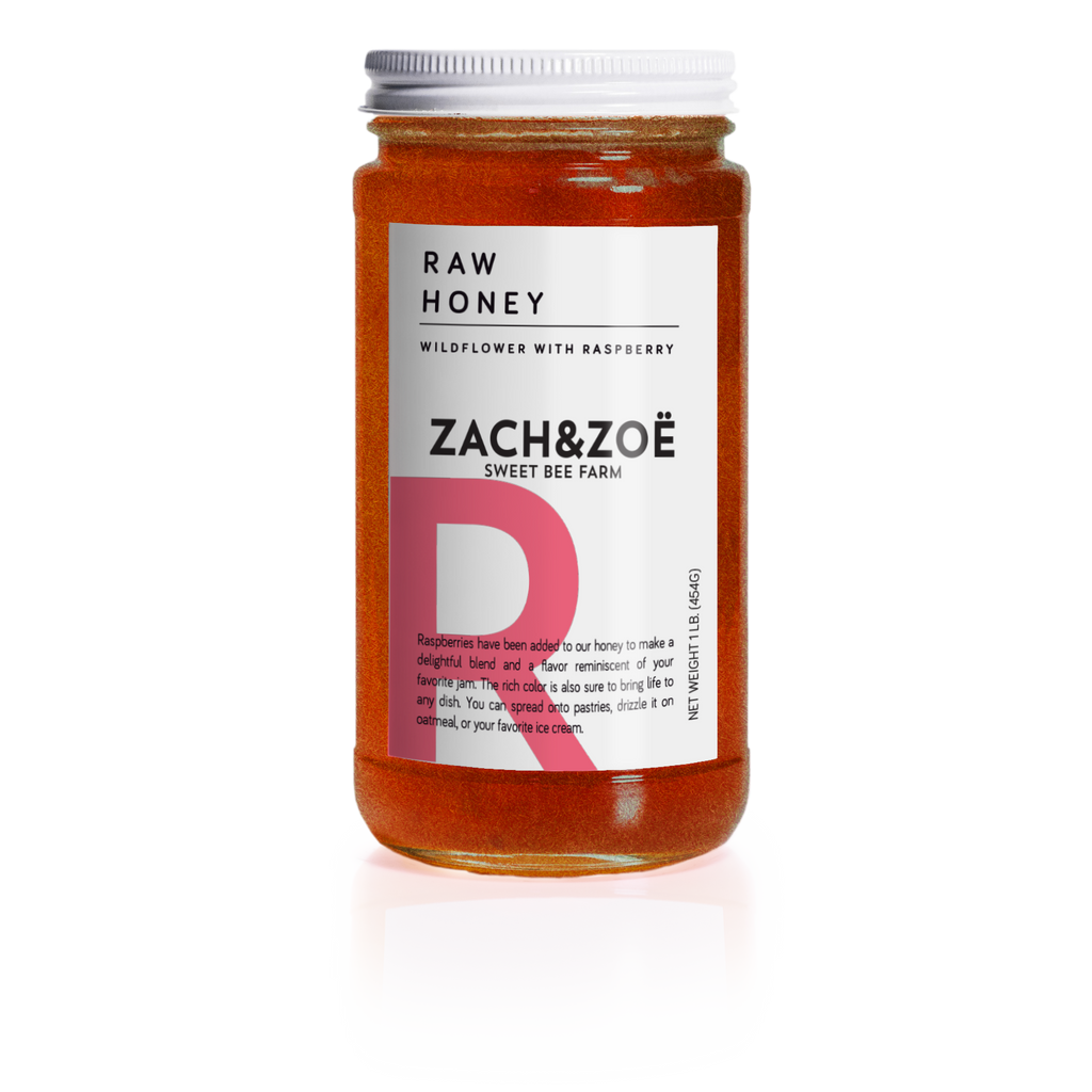 Wildflower Honey with Raspberry – Zach & Zoe Sweet Bee Farm