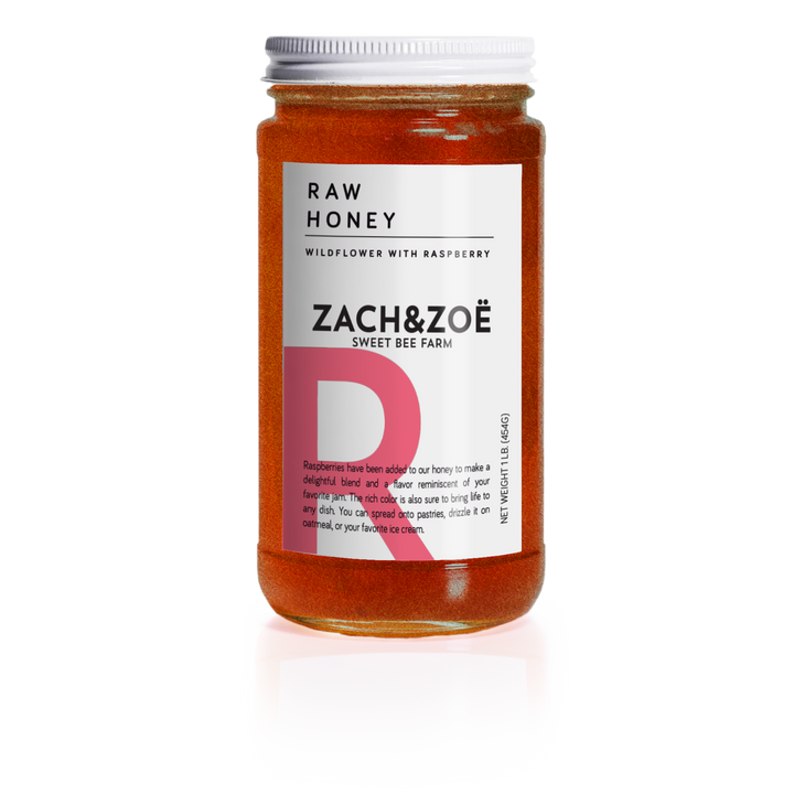 Wildflower Honey with Raspberry – Zach & Zoe Sweet Bee Farm